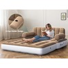 YITAHOME Queen Size Air Sofa Bed Mattress with Headboard and