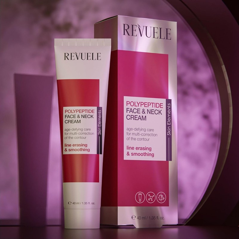 REVUELE SKIN ELEMENTS CREMA PARA ROSTRO Y CUELLO POLIPEPTIDO 40ML