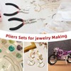 WISEUP Jewelry Pliers Set - 6 in 1 Bail Making