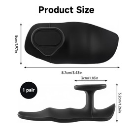 Gym Hand Grips, Anti-Slip Gym Hand Grips for Weight Lifting, Rubber Workout Gloves for Training and Exercise, Dumbbell, Deadlift, Bar Pad Pull Up Grippers, Hand Gripper Accessories for Men & Women