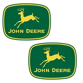 Moor John Sticker Premium Vinyl Decal 2pack (Fade Resistant, 7inch X 5.3inch) for Farm Equipment, Cars/Trucks/Motorcycles/Walls/Windows…