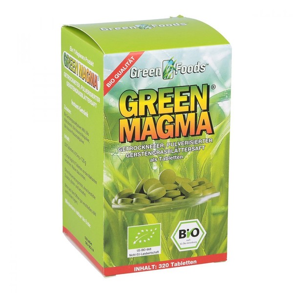 GREEN MAGMA Gerstengrasextrakt Tabletten 320 St