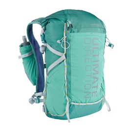 Ultimate Direction FastPackHer 20L 2.0 – Lightweight Running Hydration Backpack, Women’s Specific Fit, Shoulder Strap Pockets, Upgraded for 2023 (Medium / Emerald)