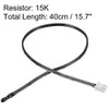 uxcell 2 Pcs 15K NTC Thermistor Probe 15.7 Inch Epoxy