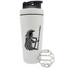 JAW REX Ancient Warriors Protein Steel Shaker (750 ml) (White