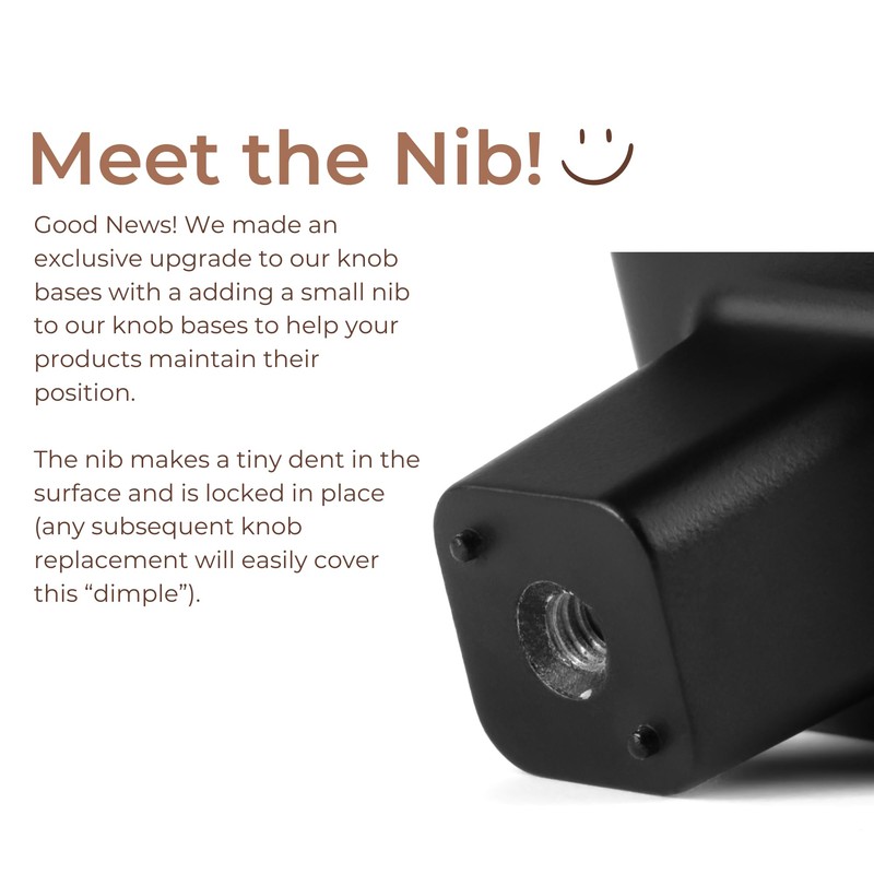 HESTIA HARDWARE 10 Pack Chrome Square Kitchen Cabinet Knob |