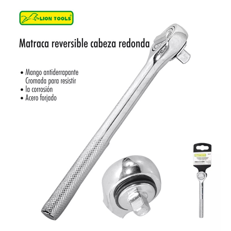 Lion Tools Matraca Reversible De 1/4 Pulgada (6,35mm) Lion Tools