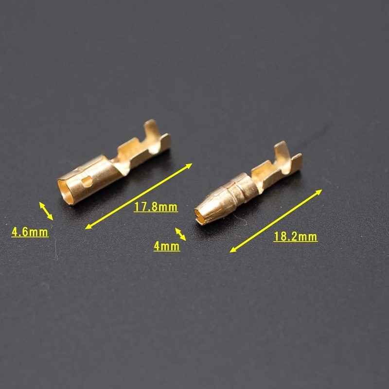 J-base Giboshi Terminals with Sleeves, 100 Pieces Each Set, Giboshi