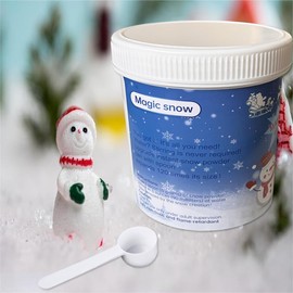 Instant Snow Fake Snow Powder - Makes 12 Gallons of Artificial Snow for Winter Decoration, Village Displays, Holiday DIY Crafts and Fake Snow Play and Great for Cloud Slime
