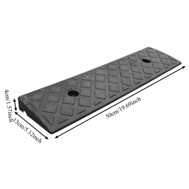Portable Threshold Ramp for Wheelchairs, Scooters, Cars & Pets -
