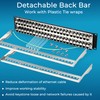 Rapink Patch Panel 48 Port Cat6A with Inline Keystone 10G