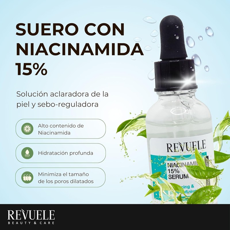REVUELE SKIN ELEMENTS SUERO NIACINAMIDA 15% 30ML