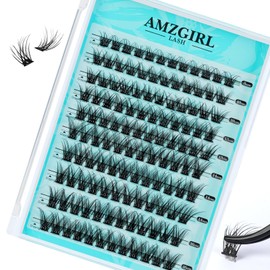 Selbstklebende Wimpern Natürliche selbstklebende Wimpernbüschel Kein Kleber benötigt Wispy Wiederverwendbare Press on Lashes Pre-Glue 8-16mm 120pcs DIY Wimpernverlängerungen Kit mit Wimpernpinzette