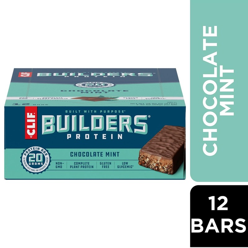 Clif Bar Builder's Bars, Chocolate Mint, 2.4