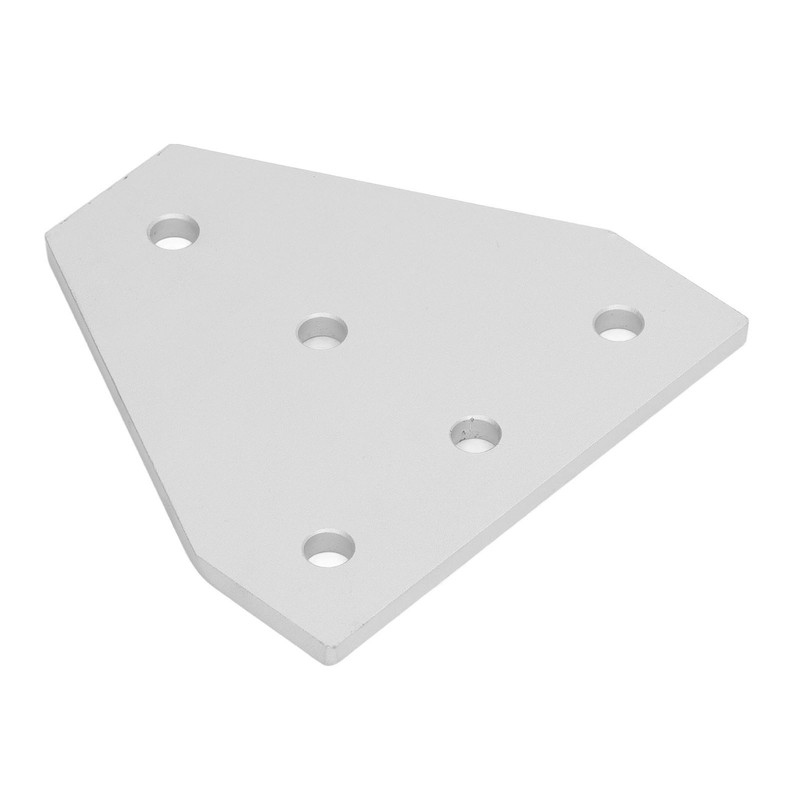 5Pcs Tie Plate 5 Holes Aluminum Robust Reinforced Connecting Mending