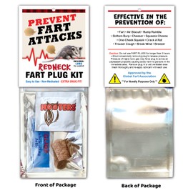 3 Pack - Redneck Fart Attack Plug Kit - Party Favor Funny Gag Gift