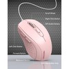 TECKNET Wired Mouse, Mice Wired Optical USB Computer Mouse With