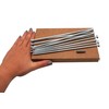 SKIR'CO Pack of 10 Galvanised Steel Wood Screws 6.0 x