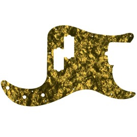 wd Pickguard Fender American Standard Precision P Bass gold pearl