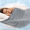 PAVILIA Cooling Blanket for Hot Sleepers, Lightweight Summer Blanket for
