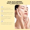 Kojic Acid Turmeric Collagen Night Wrapping Mask Peel off Facial