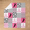 Feelyou Volleyball Fuzzy Blanket Throw 50"x60" Girls Volleyball Fuzzy Blanket