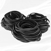 KJAHLAL 150 Pcs Black Rubber Band, Colorful Rubber Bands Size