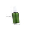 PACKOVE 5pcs Plastic Travel Spray Bottles Versatile Empty Dispenser for