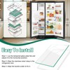 Upgraded W10864399 Refrigerator Glass Shelf Replacement Compatible with Whirlpool, Kenmore