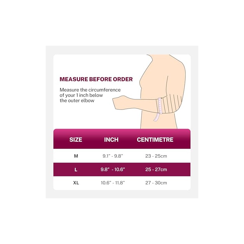 Fitomo Codera Epicondilitis, coderas para tendinitis Tenis y Golfista con