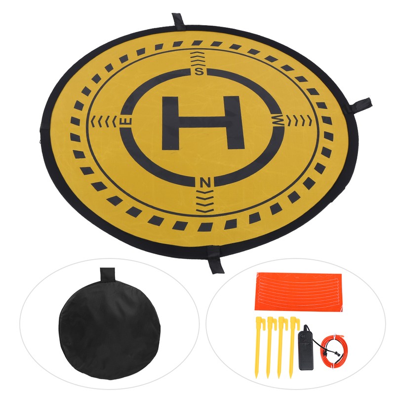 Drone FastFold Parking Apron Landing Pad with Night Light Fit