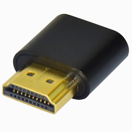 WLGQ 4K HDMI Dummy Load Virtual Plug High Resolution Virtual Monitor Display Emulator Next Generation Headless Display Adapter (Black)