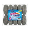 10 Heavy Duty Catering Galvanised Steel Scourers 60g Cleaning & Hygiene Washing
