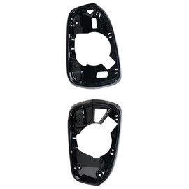 RAGBUSCLE - Marco de cubierta de espejo retrovisor para puerta lateral, marco envolvente para espejo retrovisor, compatible con Ford Fusion 2013-2020, lado derecho del pasajero