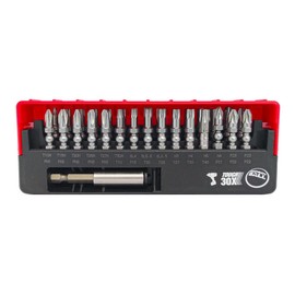 VESSEL 30 Piece Screwdriver Set Torsion Impact Ball + Bit Holder