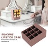 Lipstick Holder Cosmetic Makeup Desk Lipstick Display Stand Organizer Storage