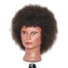 Ladella Beauty Cosmetology Mannequin Afro Head 100% Human Hair Hairdresser