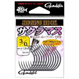 Gamakatsu 68-945 Rose, Jigging Hook, Sakuramas (NSC) 3/0