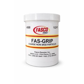 FAS-GRIP Anti-slip Paint Additive for Floor Coatings COARSE Non-Skid Particles - Half Pint for 1 gallon
