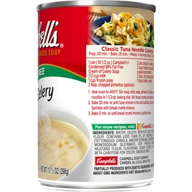 Campbell’s Condensed 98% Fat Free Cream of Celery Soup, 10.5 Ounce Can