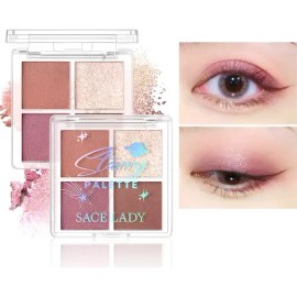 Sace Lady Paleta De Sombras 4 Tonos Para Ojos Maquillaje                                                                                              