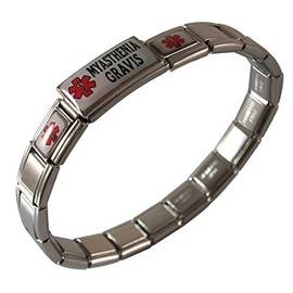 Gadow Jewelry Myasthenia Gravis Medical Bracelet Stretchy Any Size