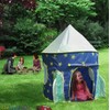 LimitlessFunN Kids Rocket Ship Tent with Star Lights & Carrying