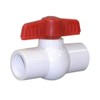 Valterra 700-12F PVC Ball Valve, White, 1/2" FPT