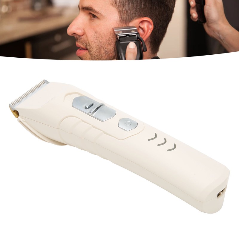 Electric Hair Trimmer Stainless Steel Low Noise Vibration Hair Clippers
