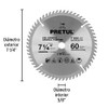 Pretul ST-760P, Disco sierra 7-1/4" para madera 60 dientes centro