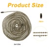 120 Inches Ceiling Fan Pull Chain, Metal Light Pull Chain