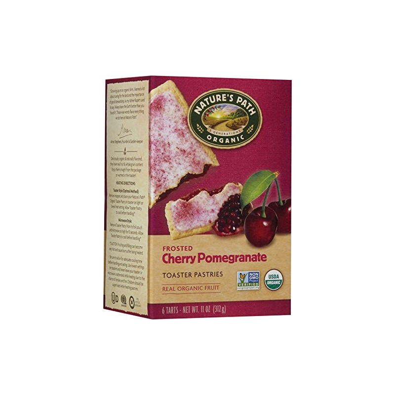 Nature's Path Frosted Toaster Pastry - Cherry Pomegranate - 11
