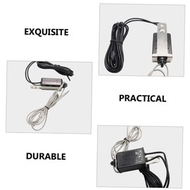 KONTONTY Trailer Breakaway Cable for Rv Towing Electric Brake Controller Steel Nylon Rubber Copper Materials