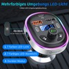 Bluetooth 5.3 FM Transmitter, SONRU Bluetooth Auto Radio Adapter, Metall